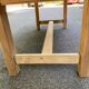Renovated 1960s oak farmhouse dining table
