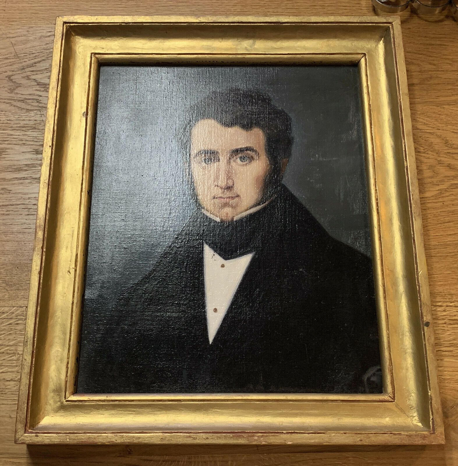 French School around 1880 oil on canvas depicting a notable historical figure (G)