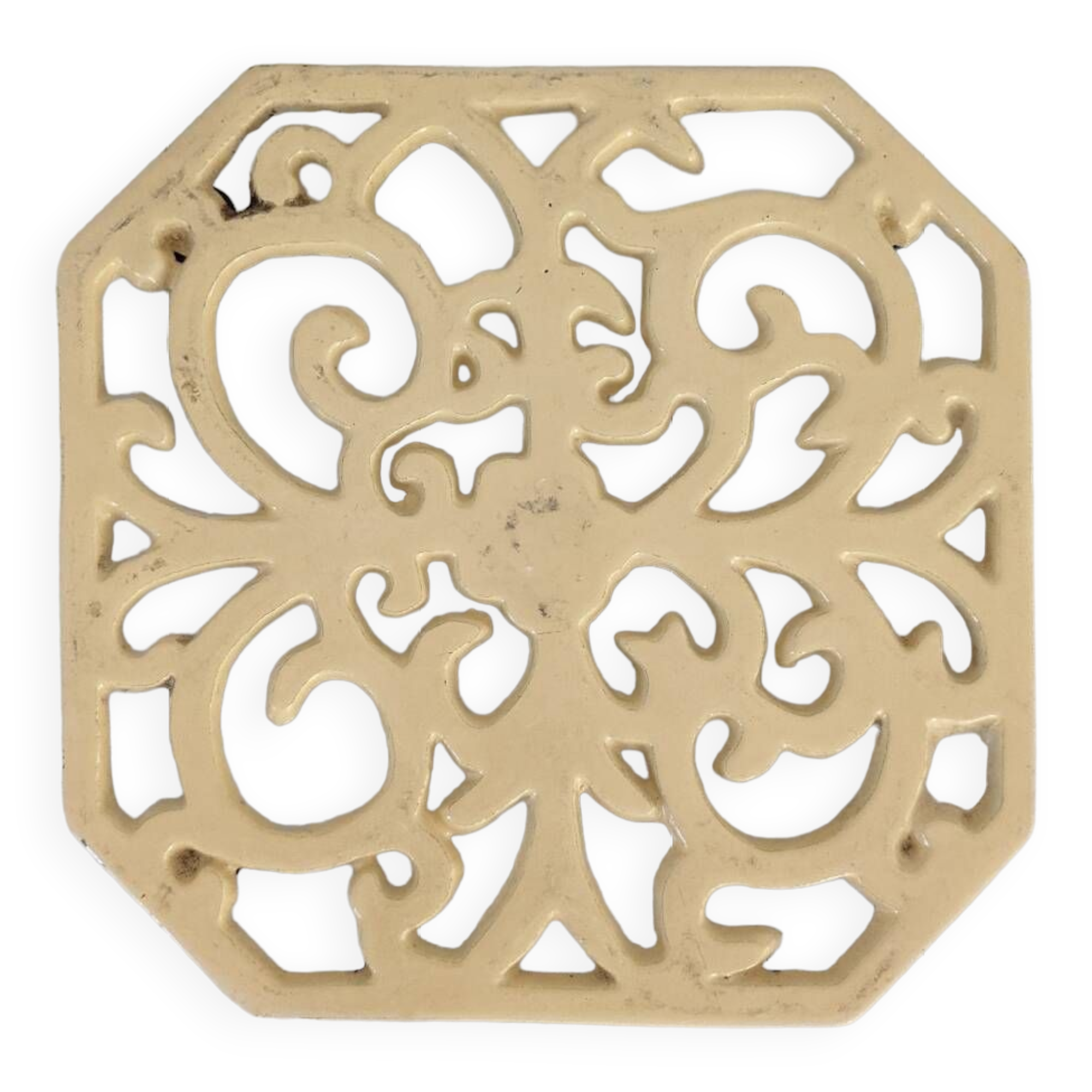 Enamelled cast iron trivet