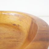 Brutalist solid wood dish