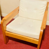 Scandinavian leather armchairs