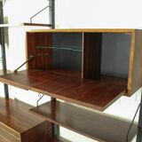 XL Danish Modular Teak Wall Unit in Rosewood by Poul Cadovius, 1960s