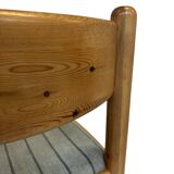 Vintage set of four Pinewood dining chairs Denmark