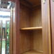Louis XVI style wardrobe late nineteenth century, mahogany and marquetry