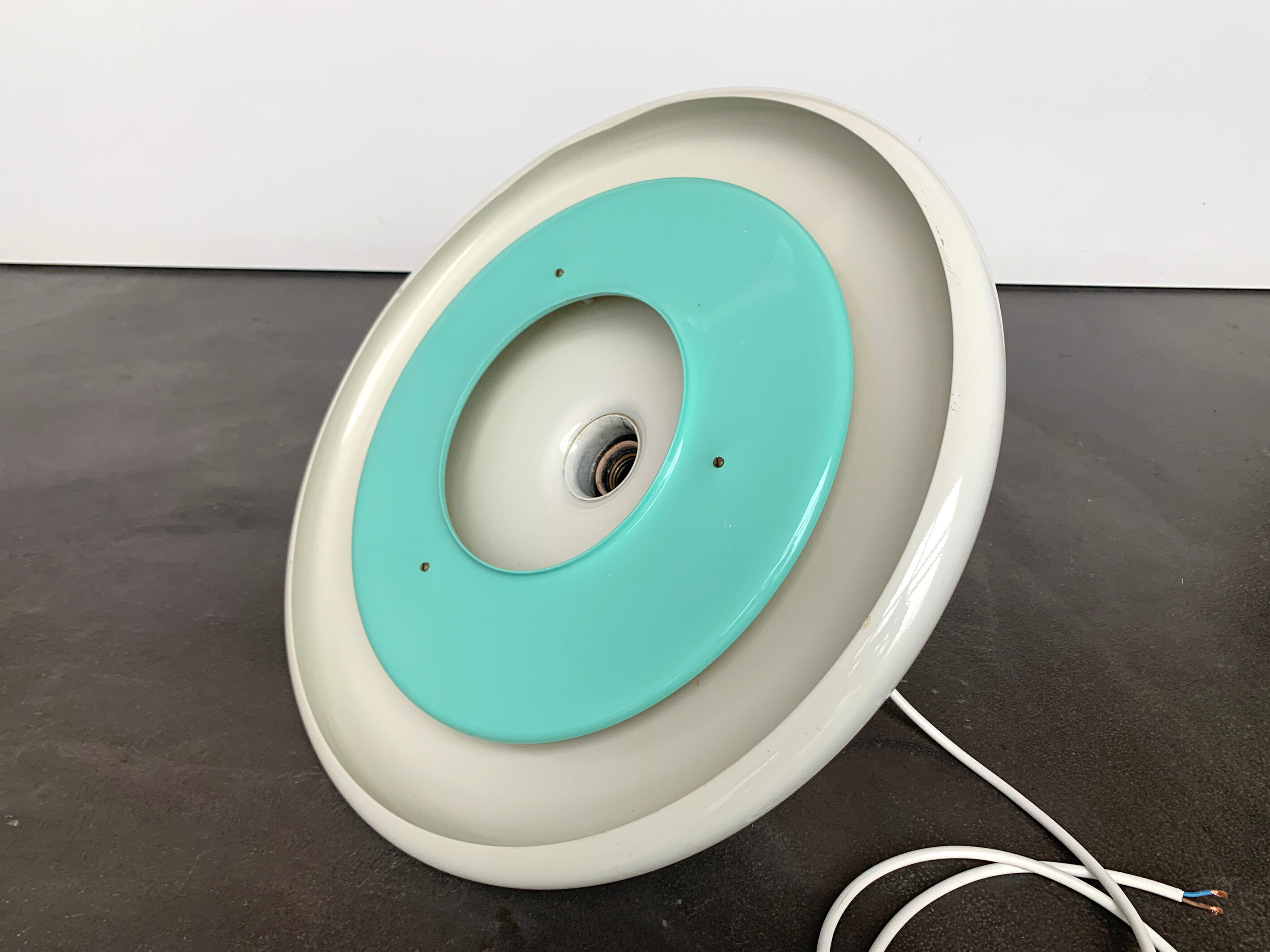 Space-Age Optima pendant lamp, Hans Due for Fog & Morup, Denmark, 1970