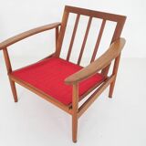 Set of two Scandinavian modern lounge chairs, Denmark, 1960's