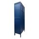 Armoire parisienne bleue panneautée 1940