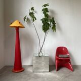 80s pop red floor lamp