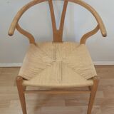 CH24 Wishbone chair in soapy oak by Hans Wegner