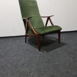 Vintage Dutch design teak armchair
