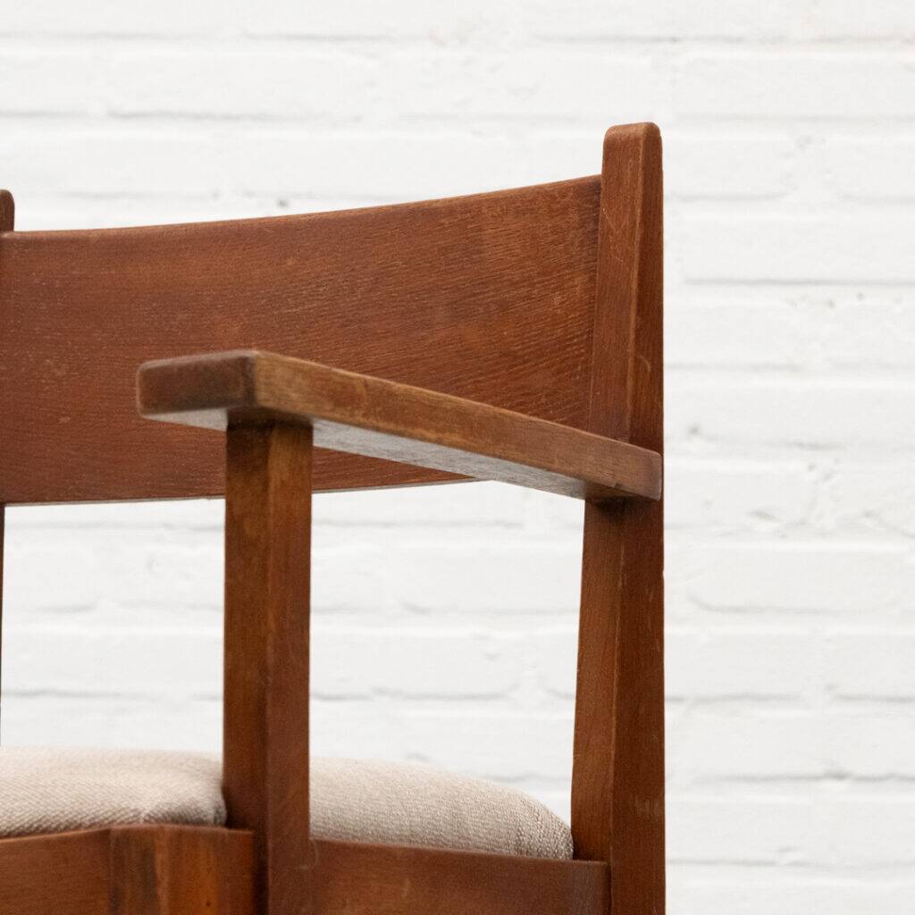 Chaise d'école Art déco néerlandaise de La Haye