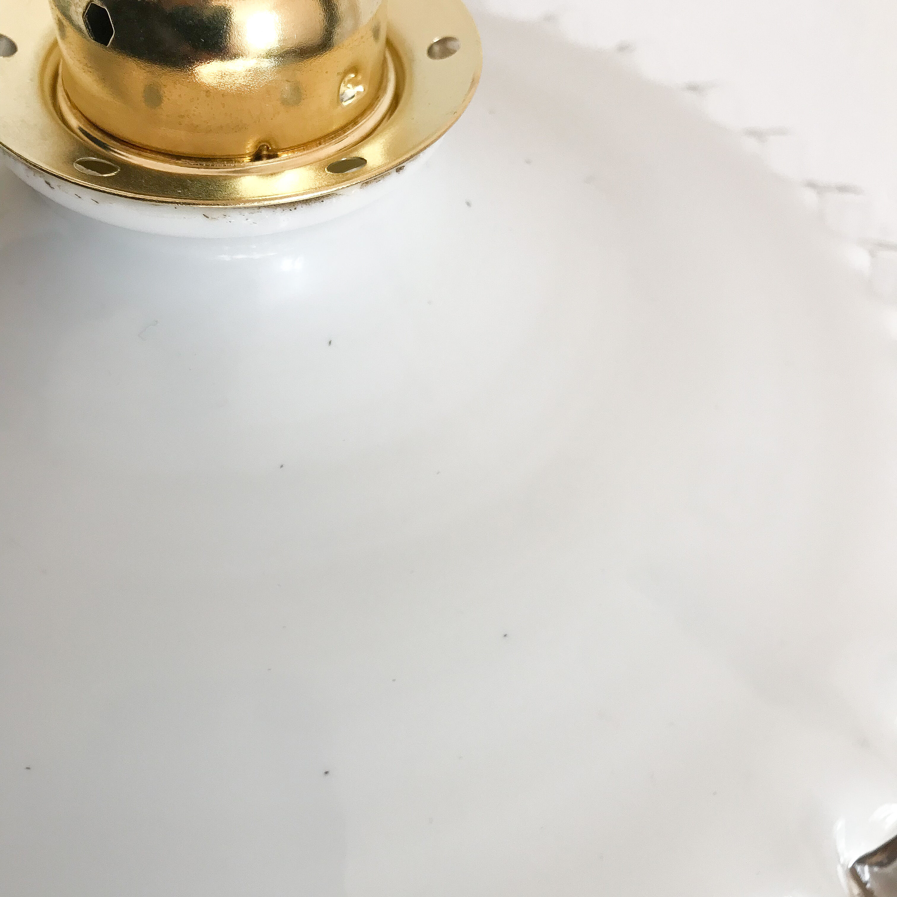 Suspension opaline vintage