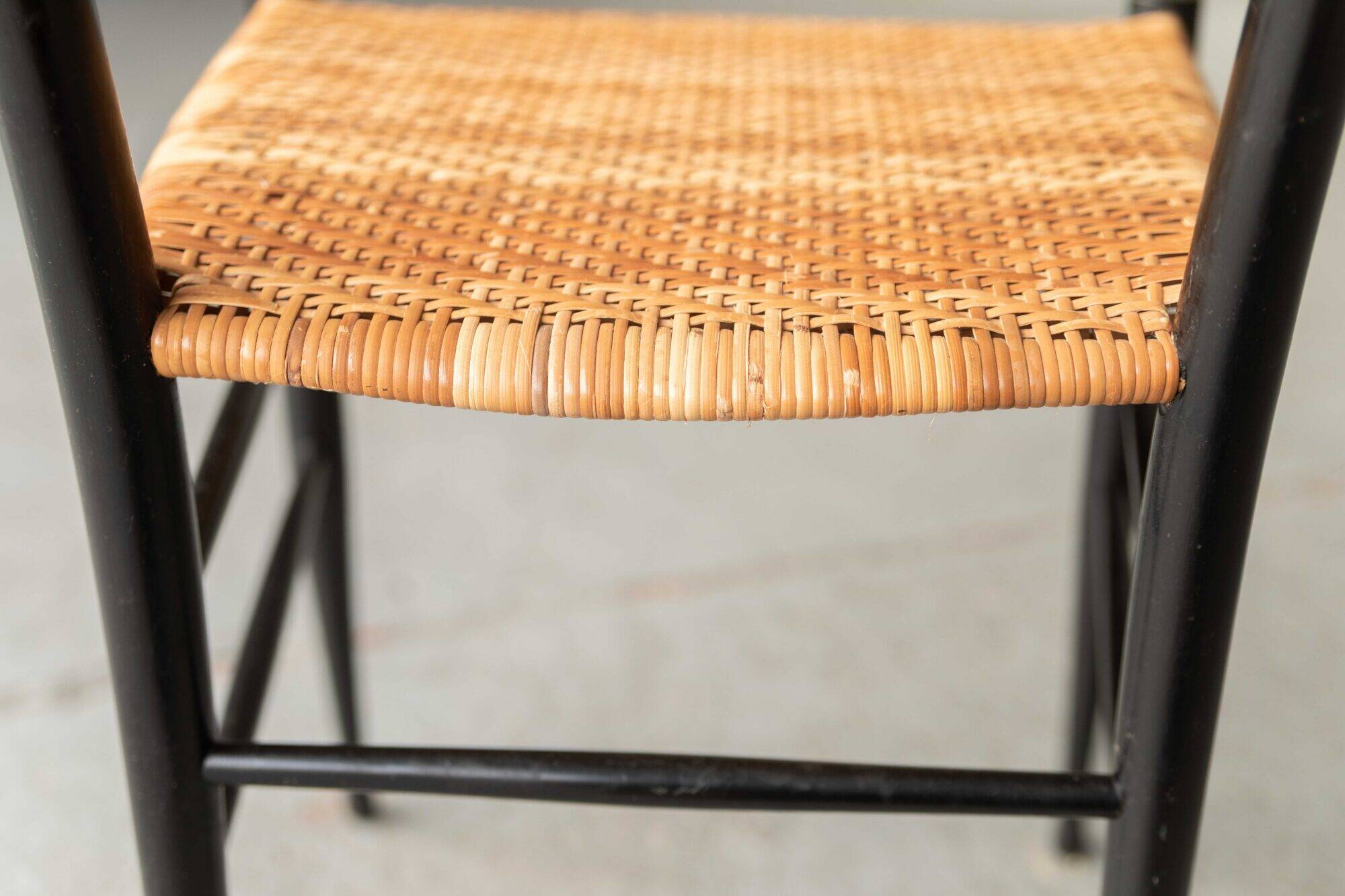 Set of 8 dining chairs ‘Baletta’ by Enrico Delmonte