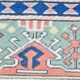 Powder Pink & Soft Blue Vintage Persian Rug, 166x209 Cm