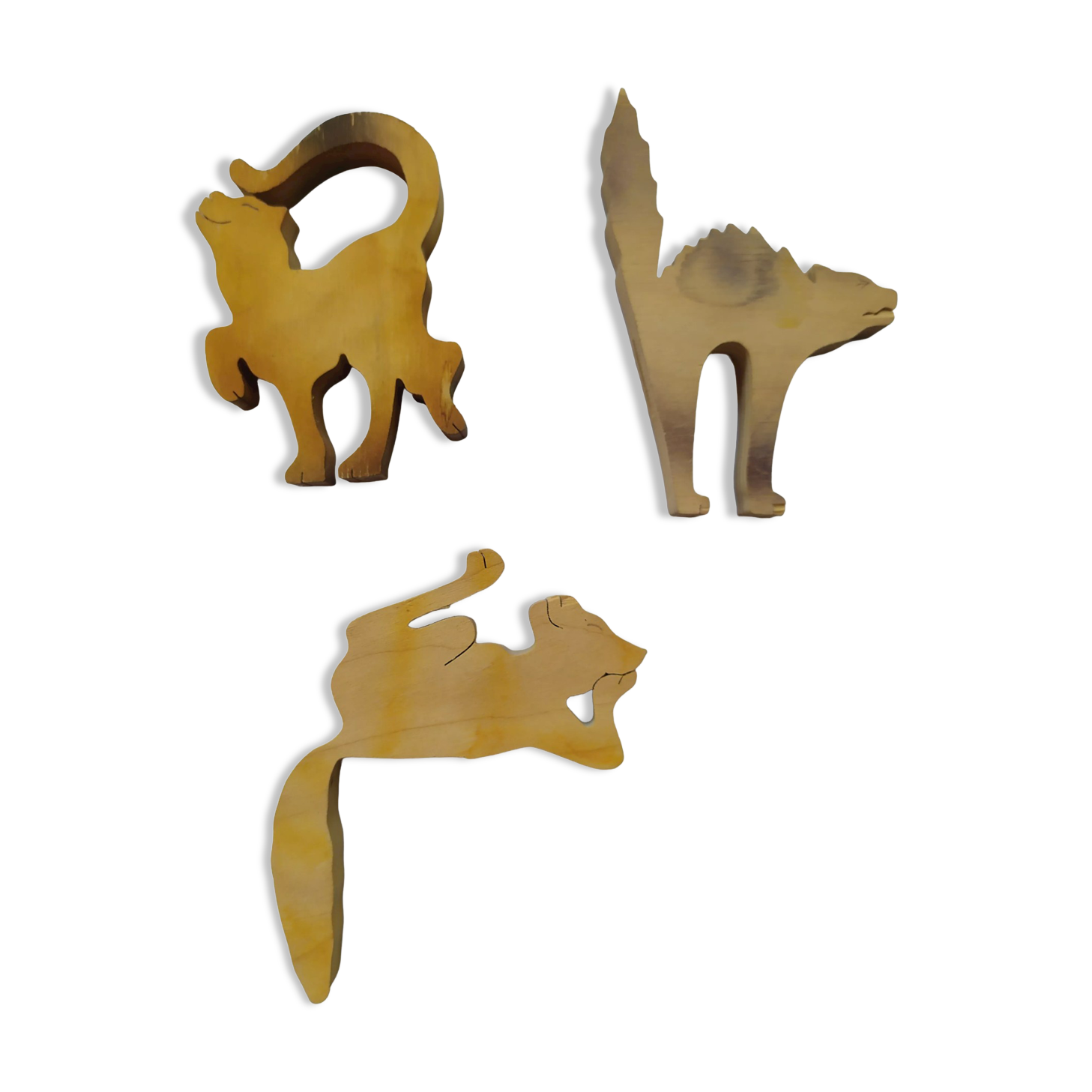 Vintage cat toy figure