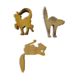 Vintage cat toy figure