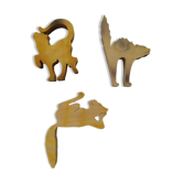 Vintage cat toy figure