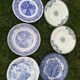 Sets of vintage antique plates