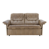 1970s De sede Exclusive Buffalo Leather 2- Seater Sofa , Switzerland