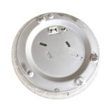 Plafonnier en verre moderniste veb narva allemagne années 1970.