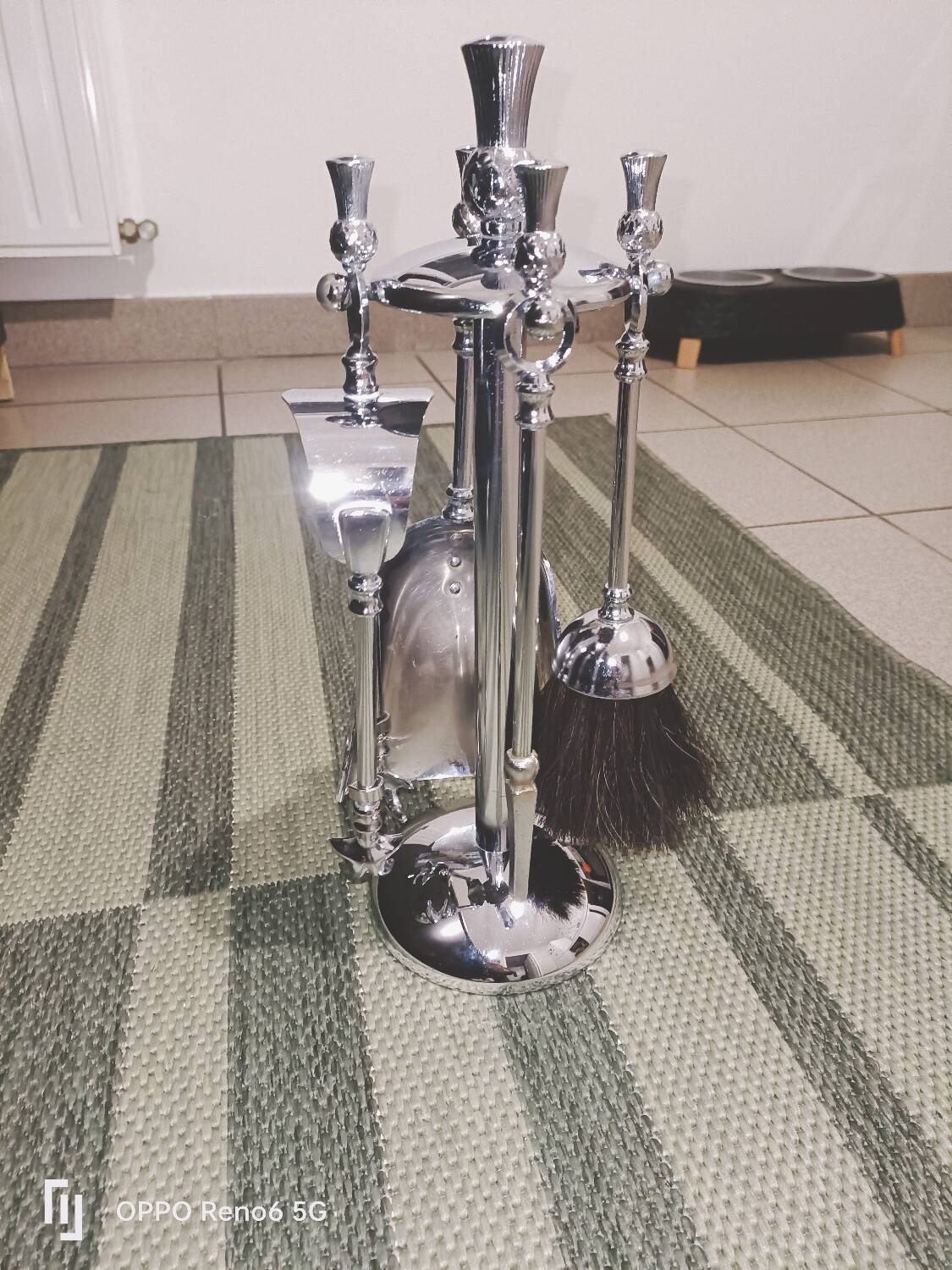 Old little fireplace servant