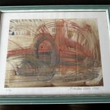 Lithograph 1/10 signed Bernard Ledein - 1986