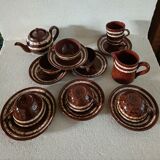 Set of 5 cups and 1 milk jug Mary Sarreguemines