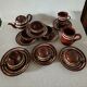 Set of 5 cups and 1 milk jug Mary Sarreguemines