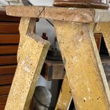 Old wooden painter's stepladder