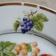 6 Fruit decorated plates Pillivyt France