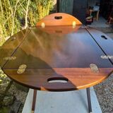Red mahogany boat table - yacht
