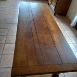 Table de ferme en chêne