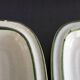 2x Meat Dish Mid Century Stoneware, Dishes, Rectangular plates, Ceramic Sca