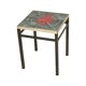 Vintage Square Ceramic Plant Table Tile Table Sixties