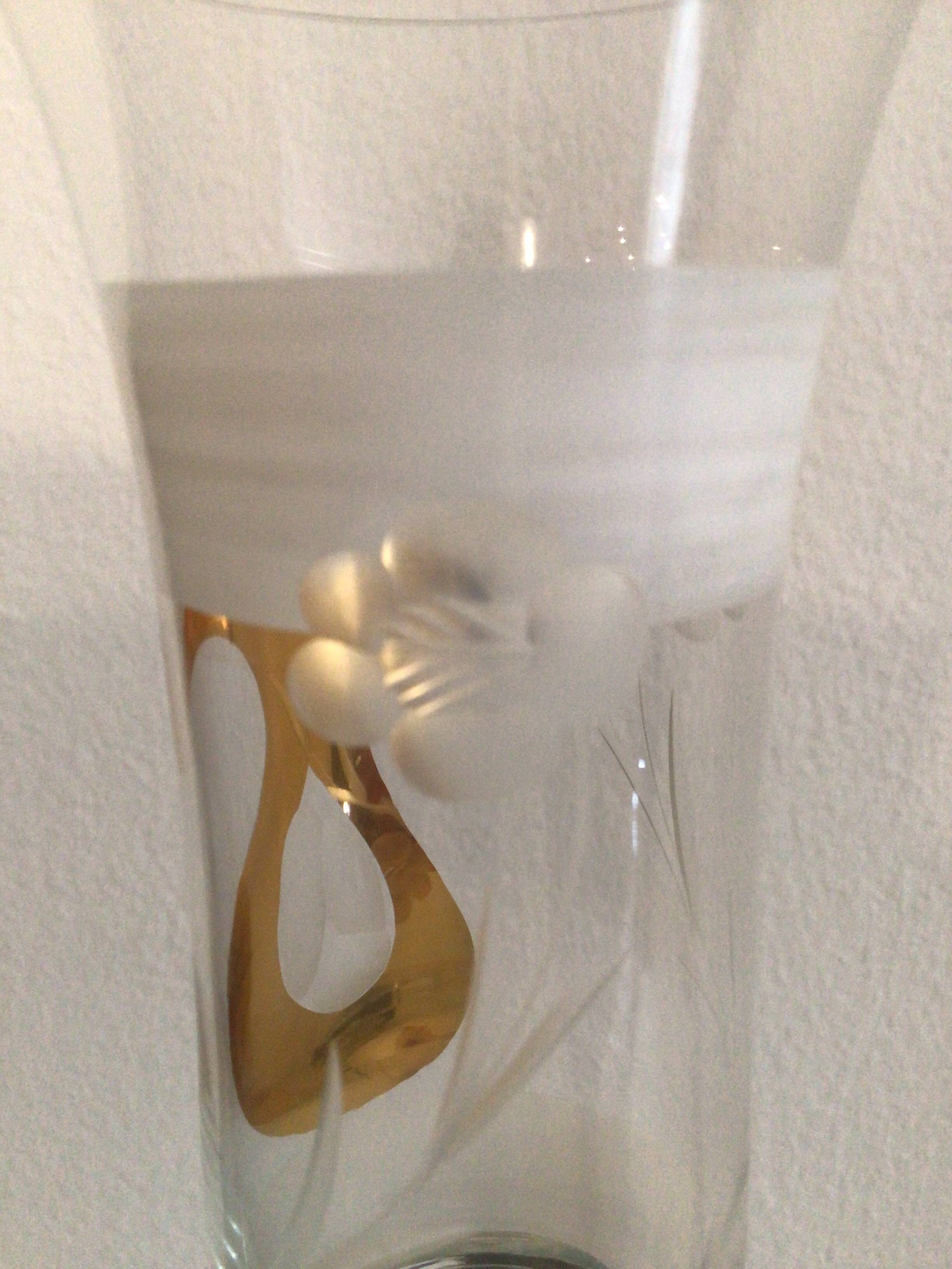 Art Deco Champagne Flutes