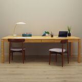 Beech desk, Danish design, 1980s, production: Denmark