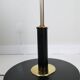 Art Deco Floor Lamp in Brass with Blackened Wood, 1940s