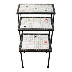 Ensemble de 3 tables