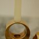 Pair of Swedish brass candlesticks from the mid-century by Arthur PE, Kolbäck.