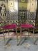 Pair of Italian chiavari chairs in solid brass