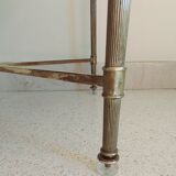 Table basse néoclassique 1960 laiton doré