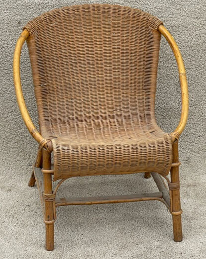 Rattan armchair