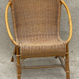 Rattan armchair