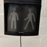 Industrial lamp metal pedestrian crossing a fastener 220 v and leds