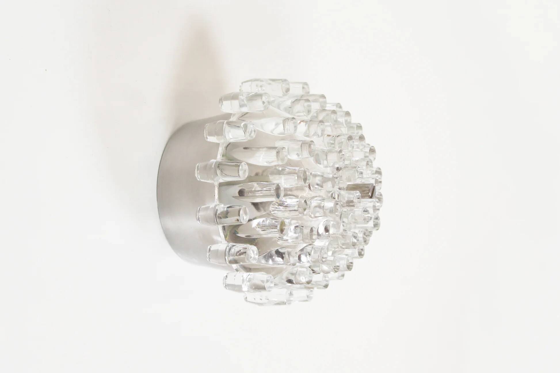 Lampe murale en verre 'Sputnik' des années 1970.