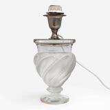 Pair of lamps "Ermenonville" signed Lalique - Crystal, vintage 1960s