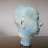 Head, plaster bust "man"