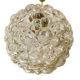 Vintage Limburg pendant lamp, Bubble Glass & Brass, 60s