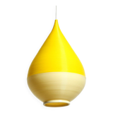 Beautiful original large 1960s Heifetz Rotaflex pendant lamp in drop shape