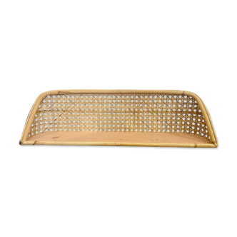 Cane wall shelf